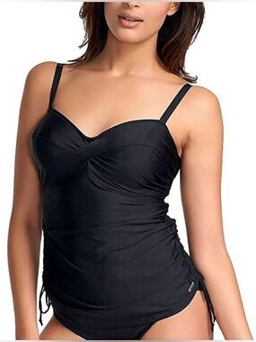 Fantasie Women's Versailles Underwire Control Tankini FS5751, Black, 32DD NWT